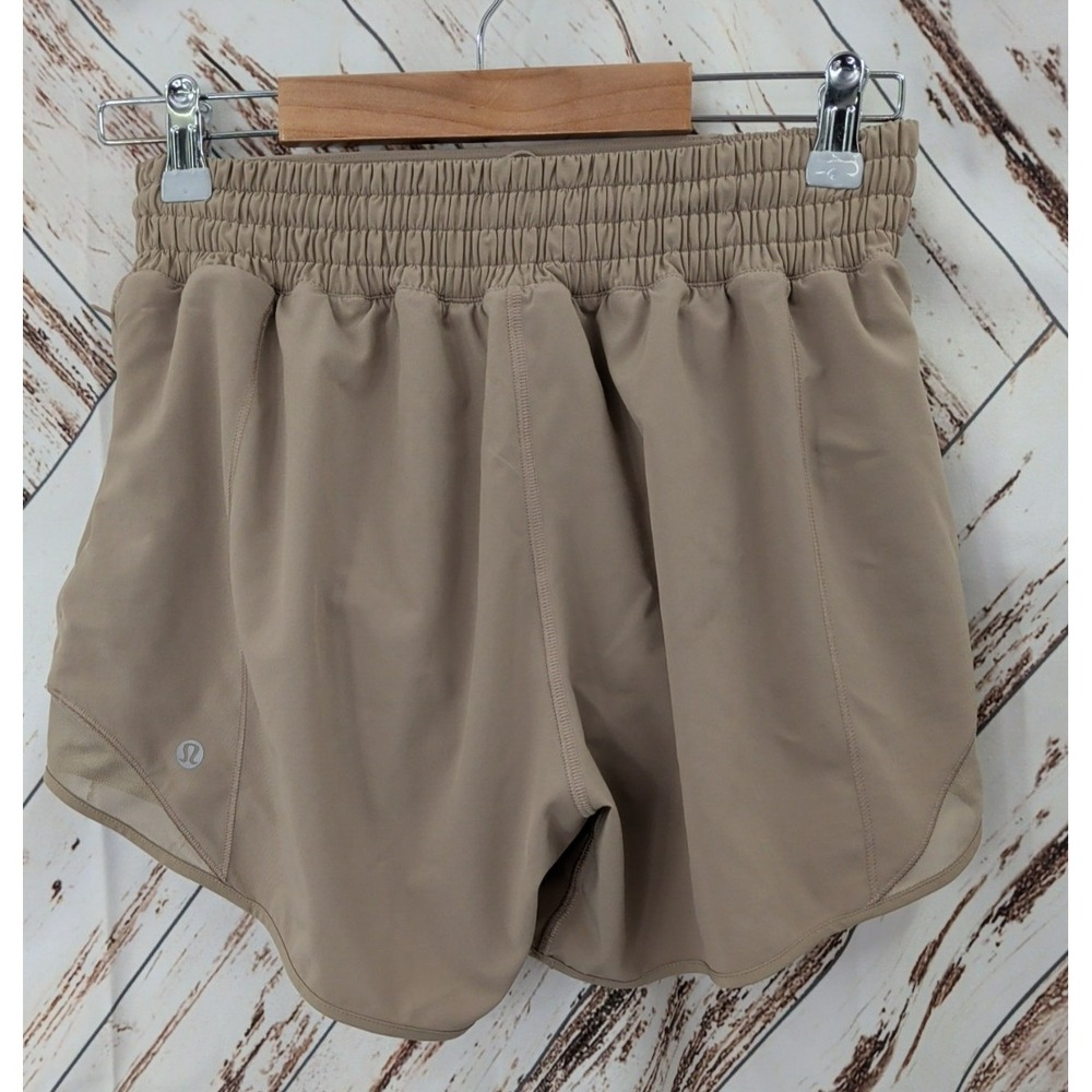 Lululemon Hotty Hot High-Rise Lined Short 4" Sheer Oak - Picture 4 of 6